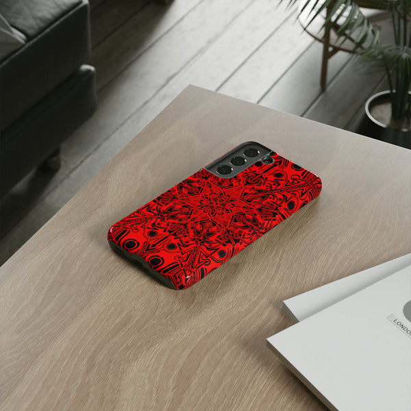 Red Mandala Tough Cases