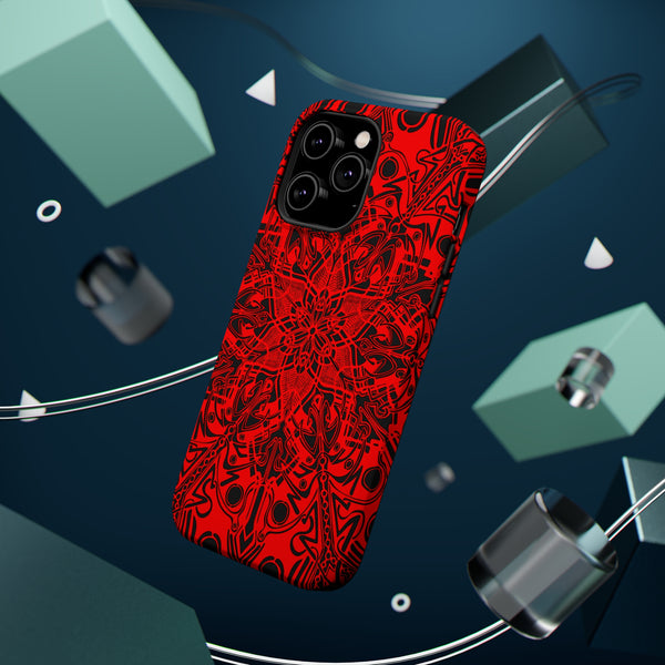 RED Mandala Case Mate Tough Phone Cases - Sand Vandal