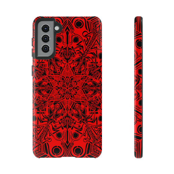 Red Mandala Tough Cases