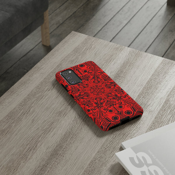 Red Mandala Tough Cases
