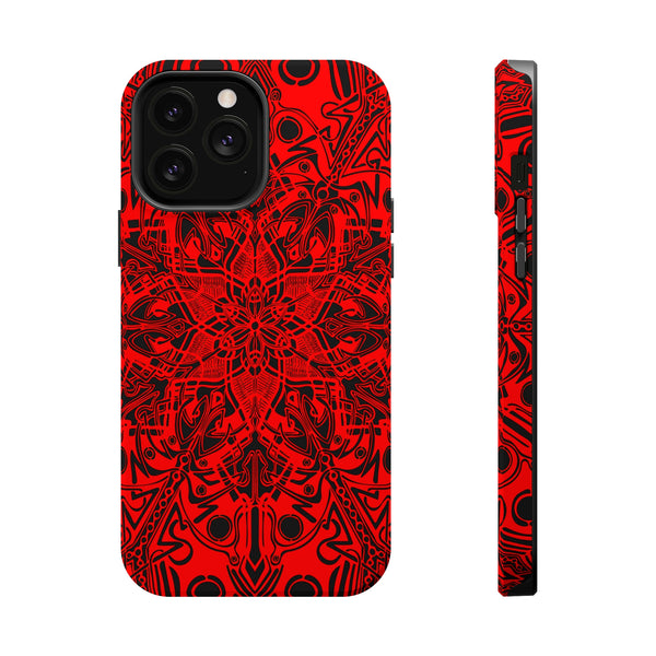 RED Mandala Case Mate Tough Phone Cases - Sand Vandal