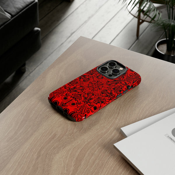 Red Mandala Tough Cases