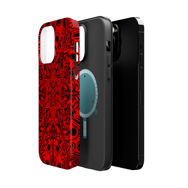 RED Mandala Case Mate Tough Phone Cases - Sand Vandal