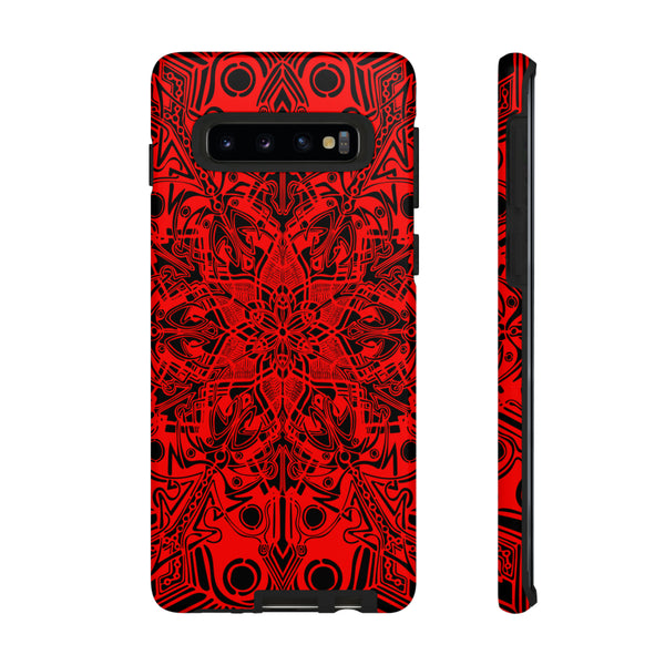 Red Mandala Tough Cases