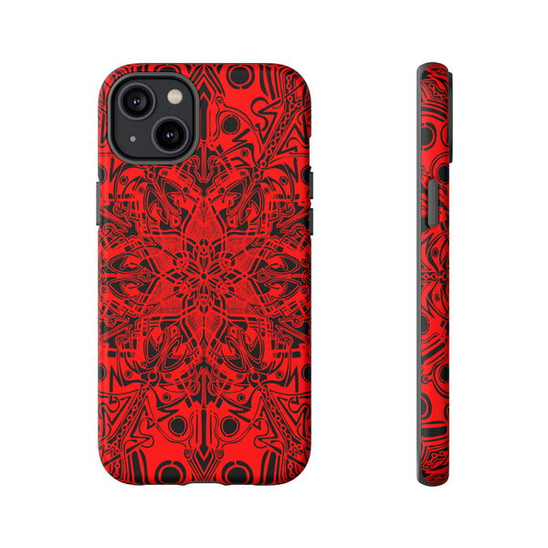Red Mandala Tough Cases