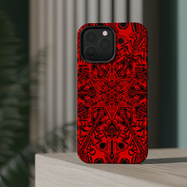 RED Mandala Case Mate Tough Phone Cases - Sand Vandal