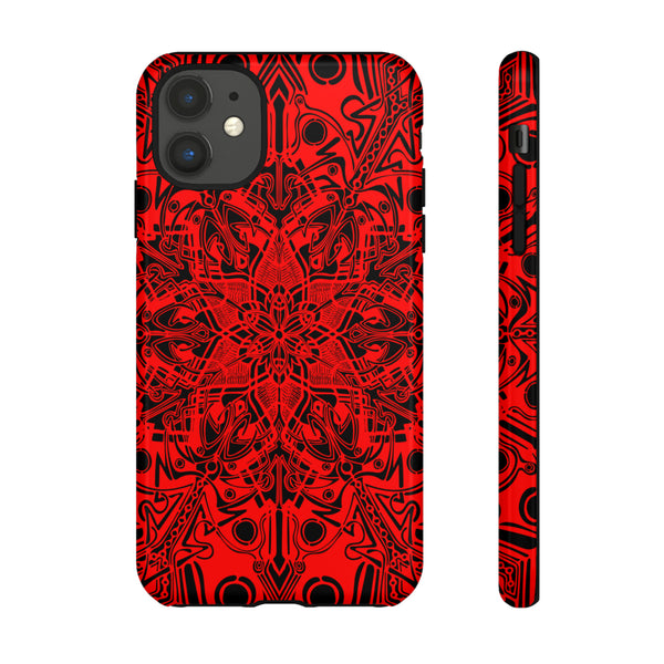Red Mandala Tough Cases