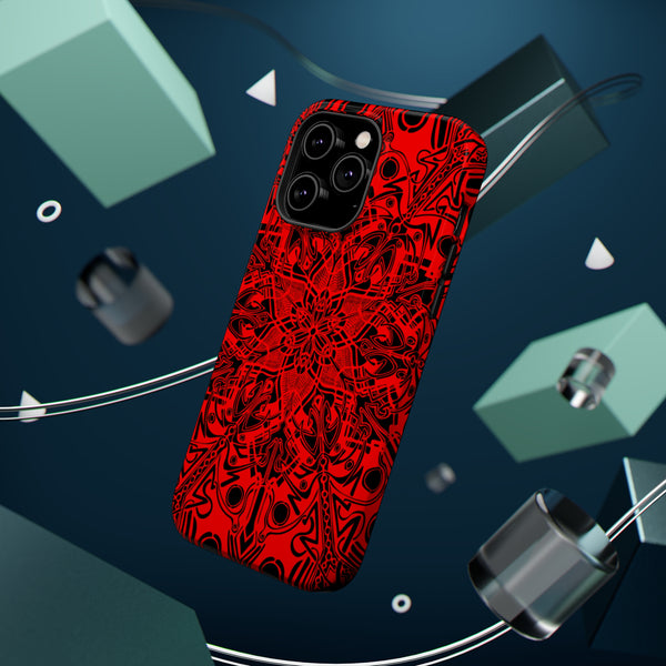 RED Mandala Case Mate Tough Phone Cases - Sand Vandal