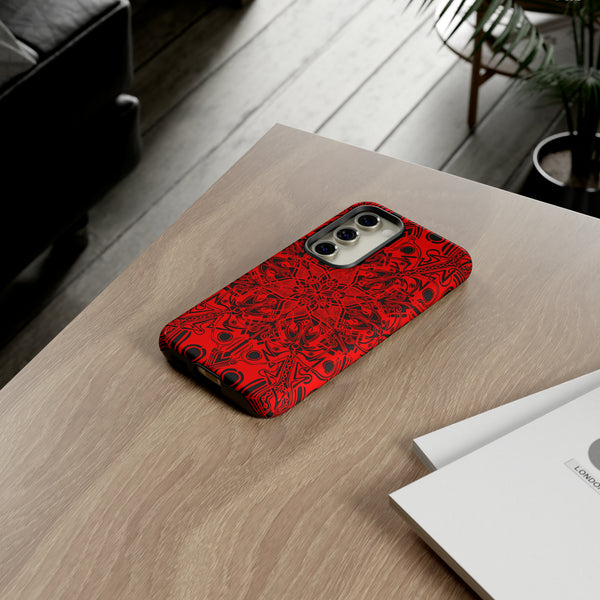 Red Mandala Tough Cases