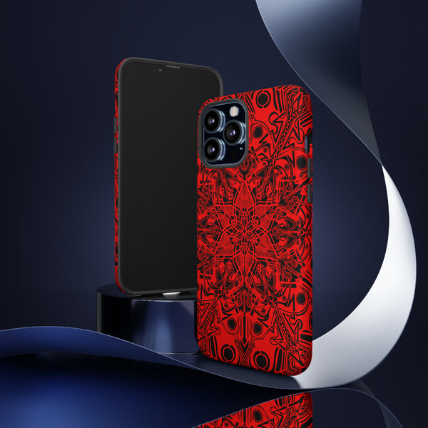 Red Mandala Tough Cases