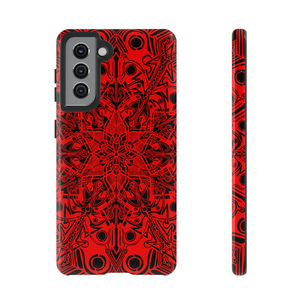 Red Mandala Tough Cases