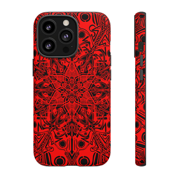 Red Mandala Tough Cases