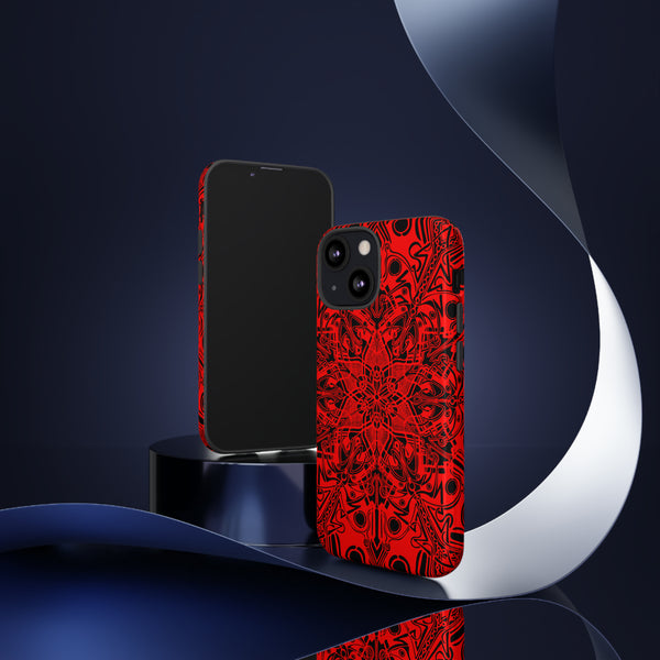 Red Mandala Tough Cases