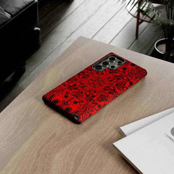Red Mandala Tough Cases