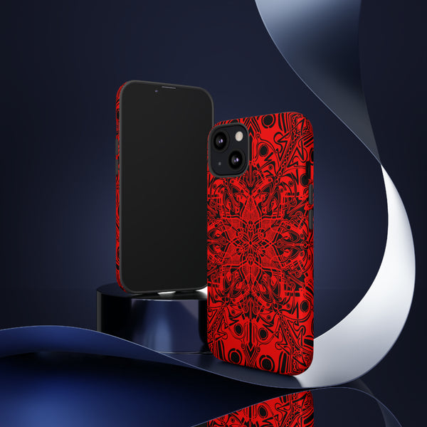 Red Mandala Tough Cases