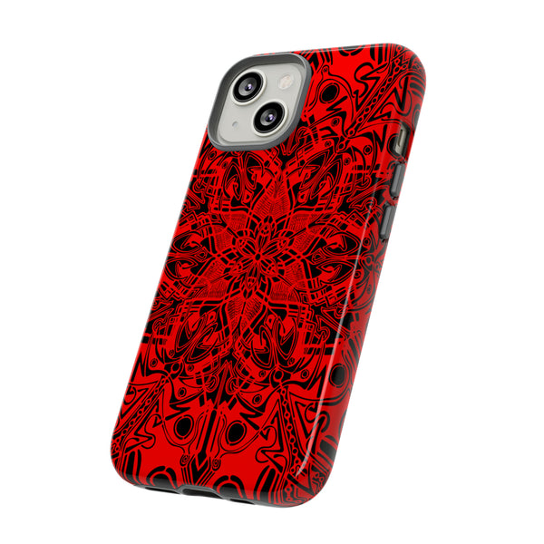 Red Mandala Tough Cases