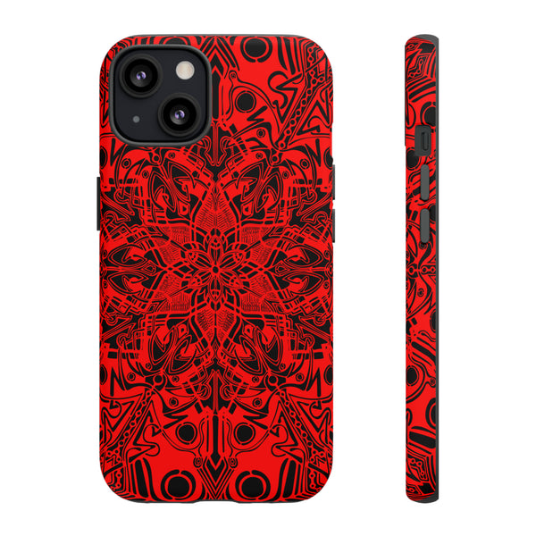 Red Mandala Tough Cases