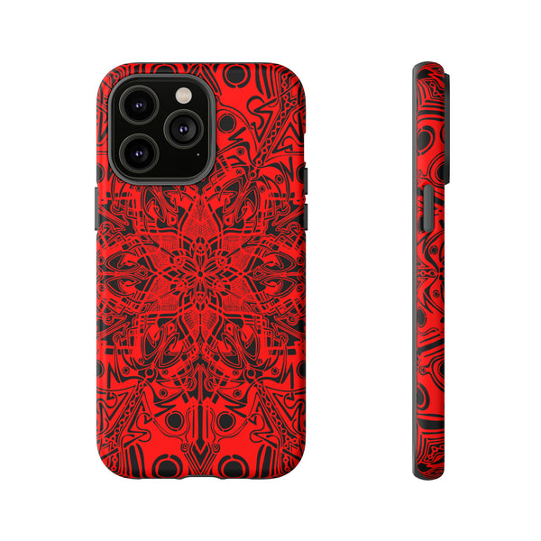 Red Mandala Tough Cases