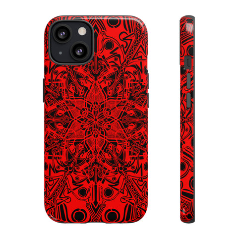 Red Mandala Tough Cases