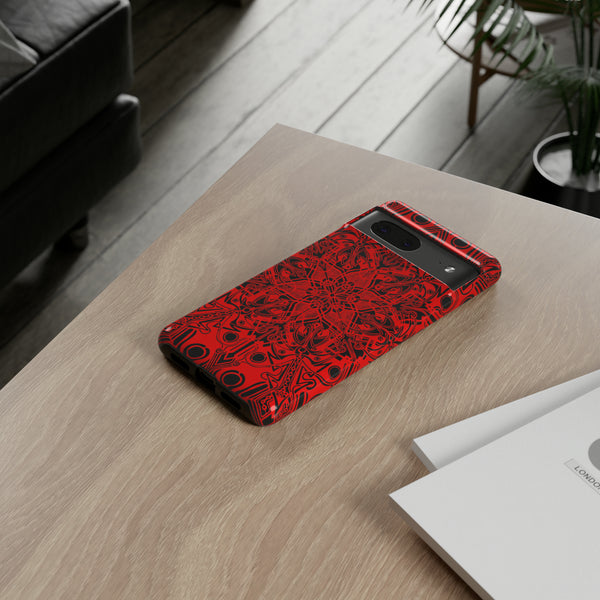 Red Mandala Tough Cases