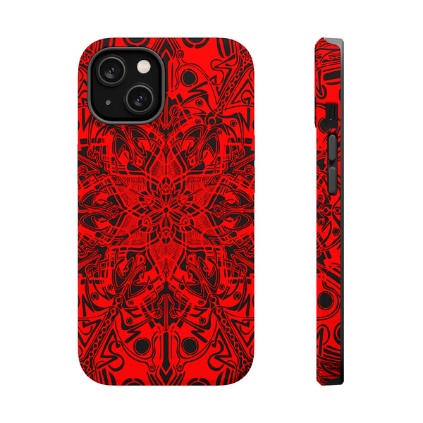 RED Mandala Case Mate Tough Phone Cases - Sand Vandal