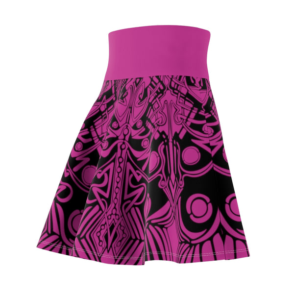 Women's Skater Skirt Hot Pink - Sand Vandal