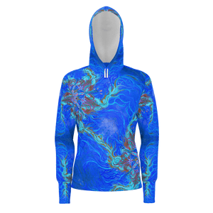 Watery Bliss Reg Hoodie - Womens - Sand Vandal