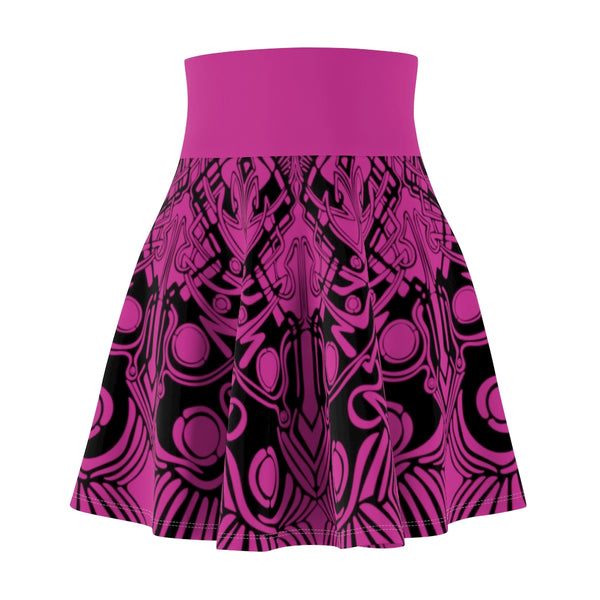 Women's Skater Skirt Hot Pink - Sand Vandal