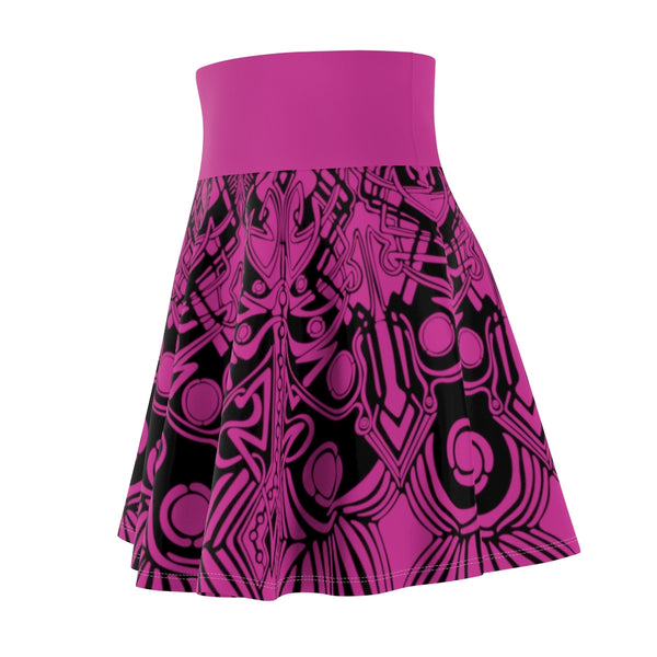 Women's Skater Skirt Hot Pink - Sand Vandal