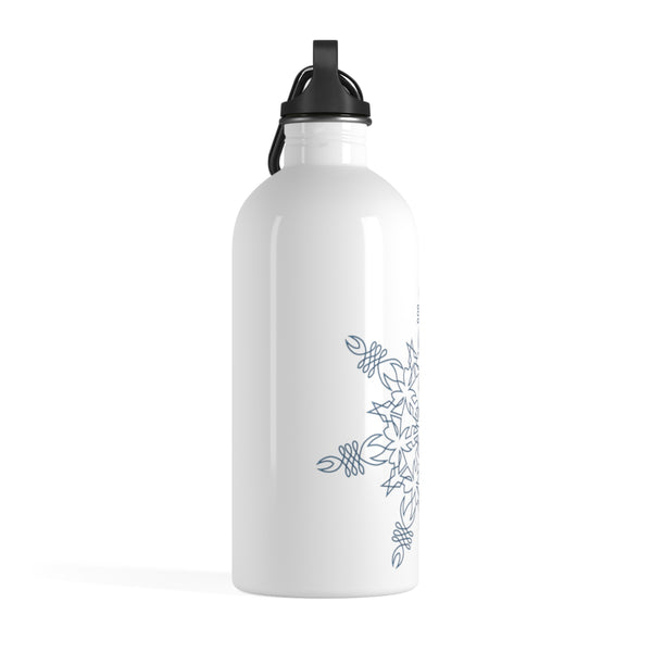 Stainless Steel Water Bottle -Snowflake - Sand Vandal