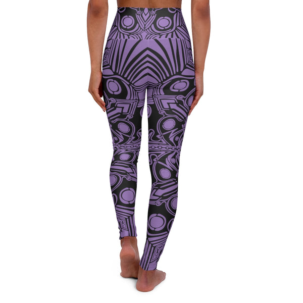 High Waisted Yoga Leggings - Sand Vandal