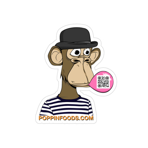 Poppin Foods - Transparent Outdoor Stickers, Die-Cut, 1pcs - Sand Vandal