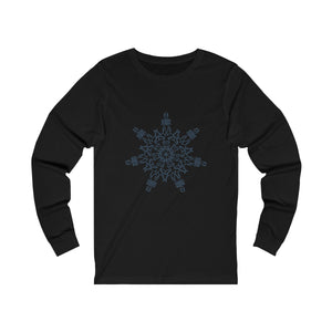 Snowflake - Unisex Jersey Long Sleeve Tee - Sand Vandal