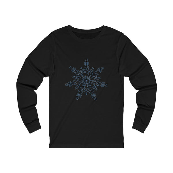 Snowflake - Unisex Jersey Long Sleeve Tee - Sand Vandal