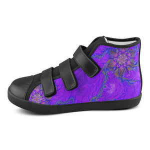 Fire - Purple Kids High Top - Sand Vandal