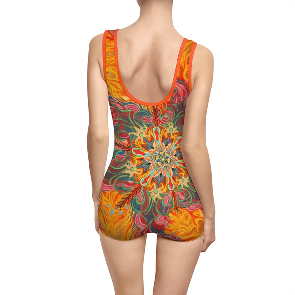 Fire - Women's Vintage Swimsuit - Sand Vandal