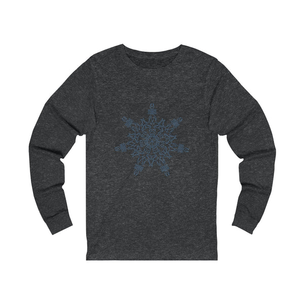 Snowflake - Unisex Jersey Long Sleeve Tee - Sand Vandal