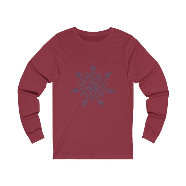 Snowflake - Unisex Jersey Long Sleeve Tee - Sand Vandal