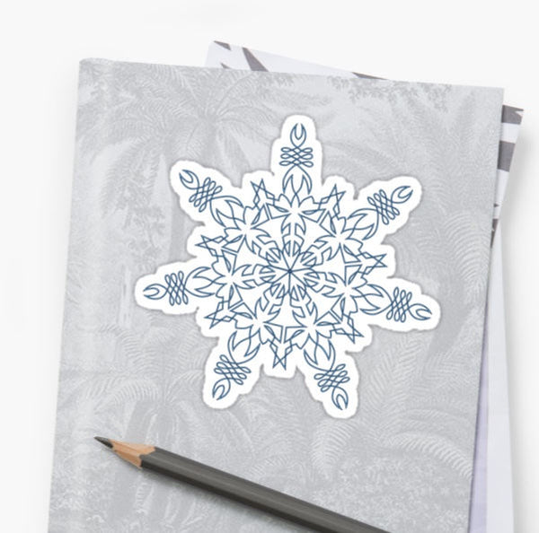 Snowflake Sticker - Sand Vandal