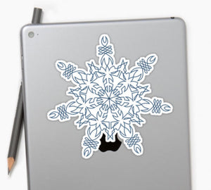 Snowflake Sticker - Sand Vandal