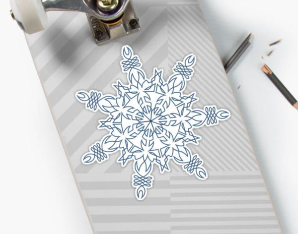 Snowflake Sticker - Sand Vandal