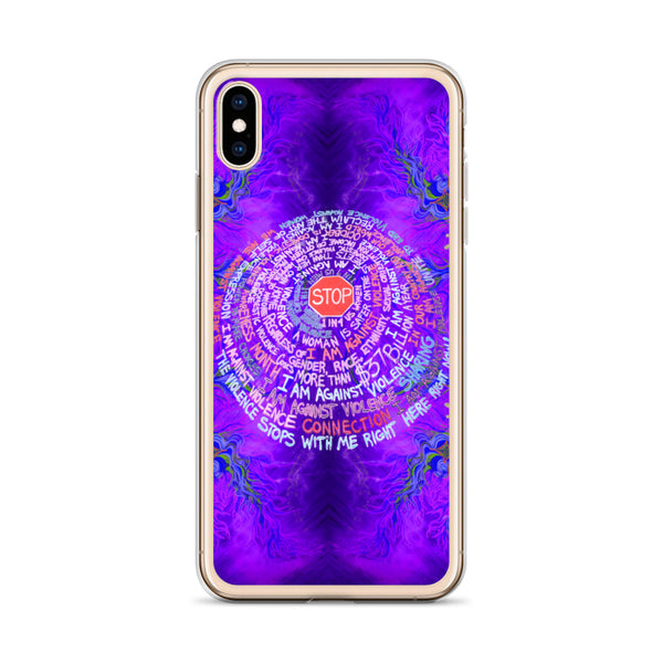 Violence Stops With Me - Iphone Case - Sand Vandal