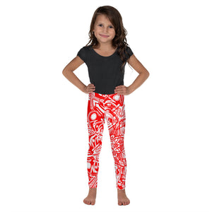 Red Kid's Leggings - Sand Vandal