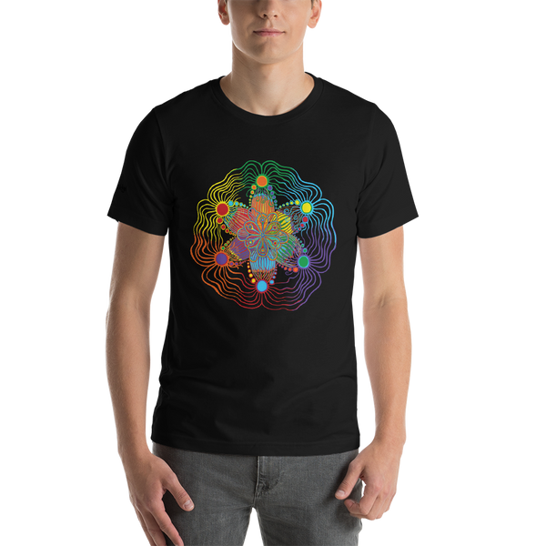 Rainbow Design Short-Sleeve Unisex T-Shirt - Sand Vandal