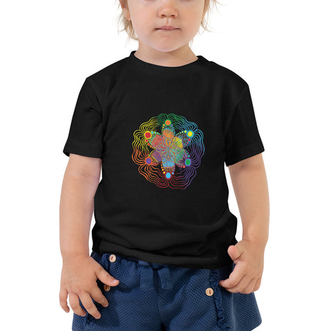 Toddler Short Sleeve Rainbow Tee - Sand Vandal