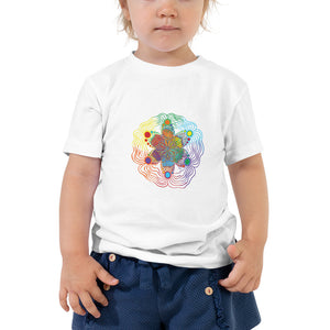 Toddler Short Sleeve Rainbow Tee - Sand Vandal