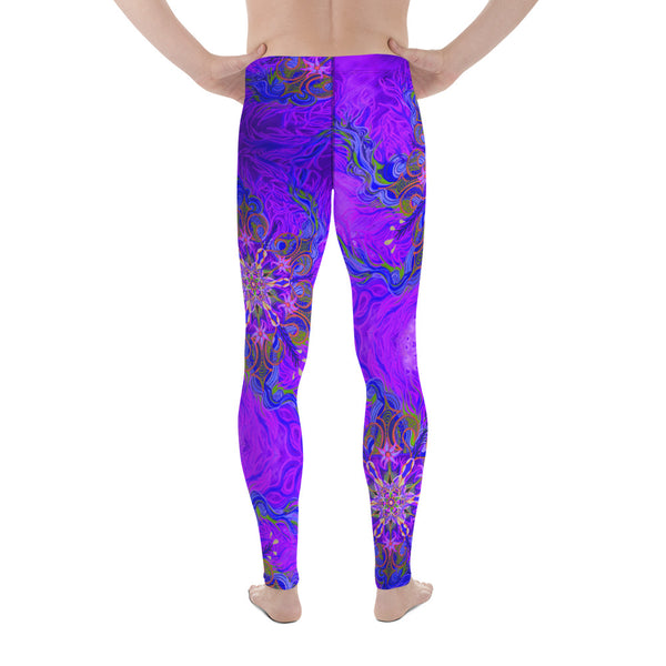 Purple Flame - Men's Leggings - Sand Vandal