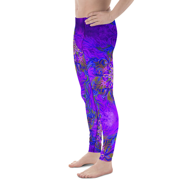 Purple Flame - Men's Leggings - Sand Vandal