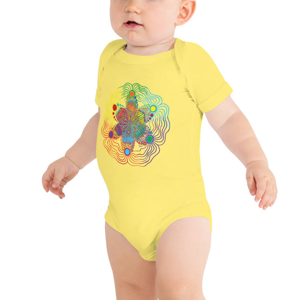 Rainbow - Baby Cotton One Piece - Sand Vandal