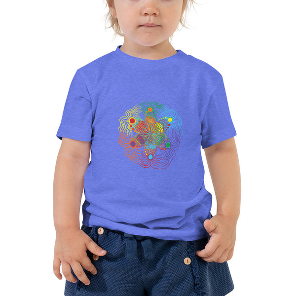 Toddler Short Sleeve Rainbow Tee - Sand Vandal